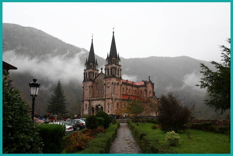 ruta autocaravana asturias basilica covadonga_