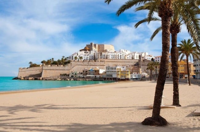 Áreas de autocaravanas en la playa Peñíscola