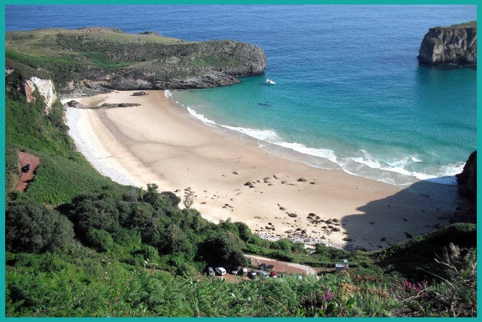 ruta autocaravana asturias playa andrin_